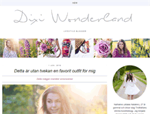 Tablet Screenshot of dixiwonderland.com